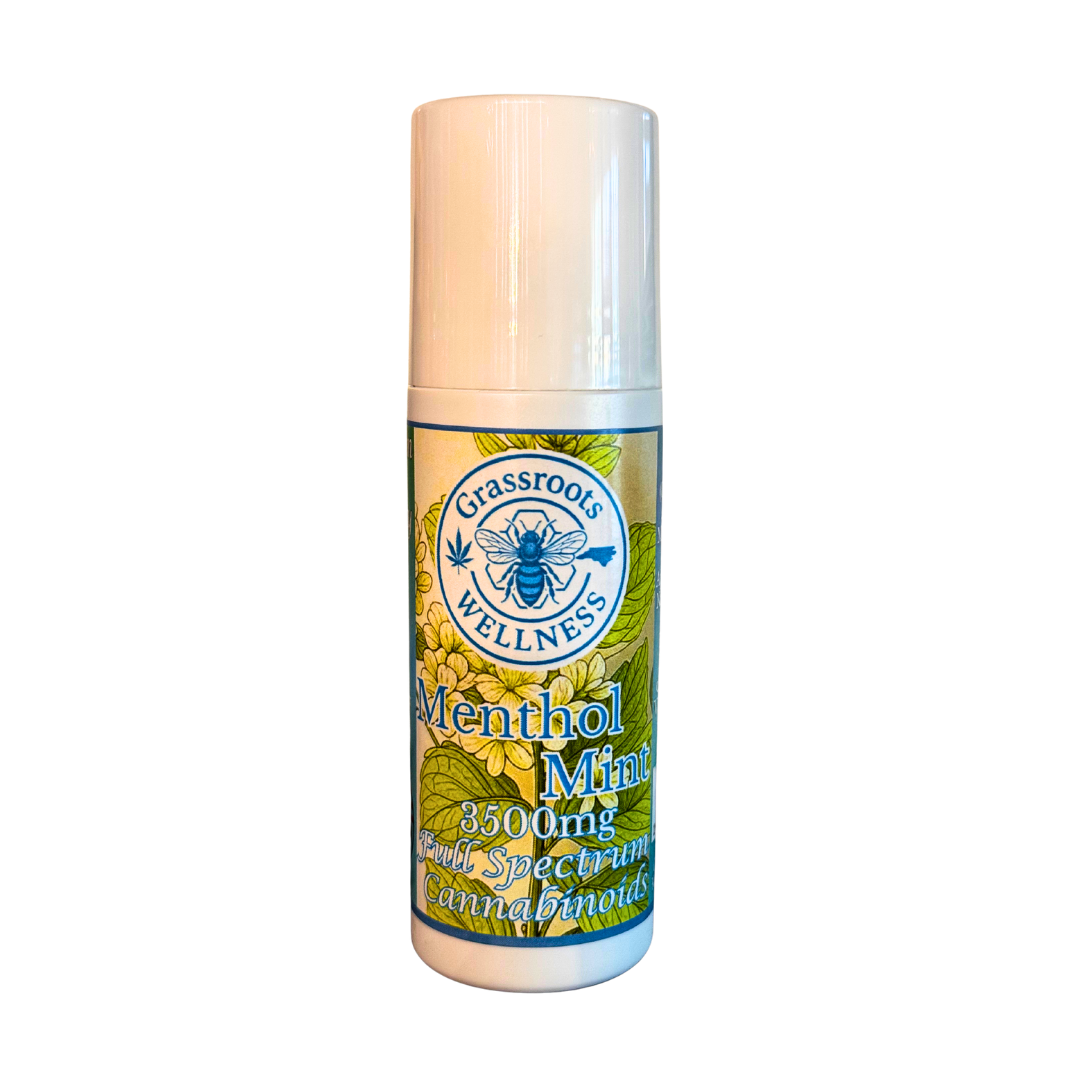 Grassroots Wellness | Pain Relief Roll-on | 3500mg / Menthol Mint